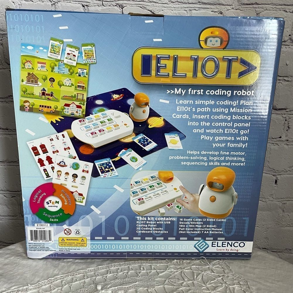 Elenco Teach EL10T: My First Coding Robot NEW - Picture 3 of 4